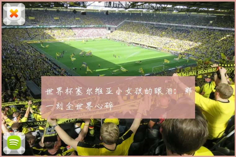 世界杯塞尔维亚小女孩的眼泪：那一刻全世界心碎