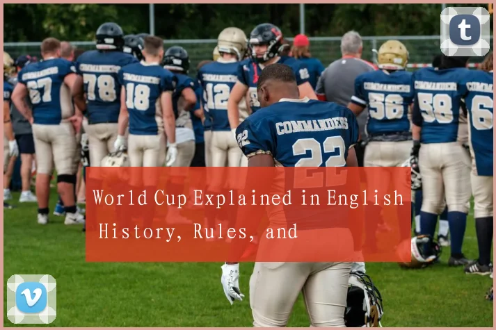 World Cup Explained in English History, Rules, and