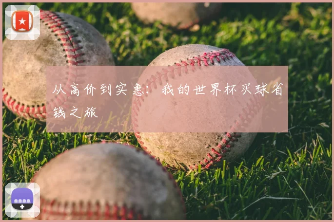 从高价到实惠：我的世界杯买球省钱之旅